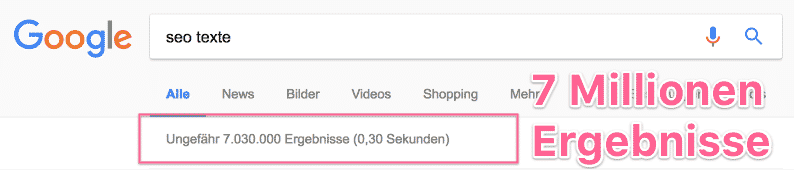 seo texte screenshot